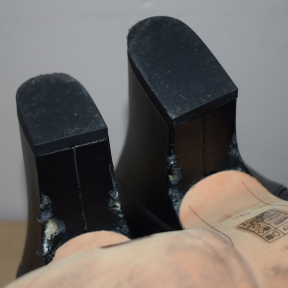 Sam Edelmam Natasha Black Leather Knee-High Boots - Picture 7 of 13